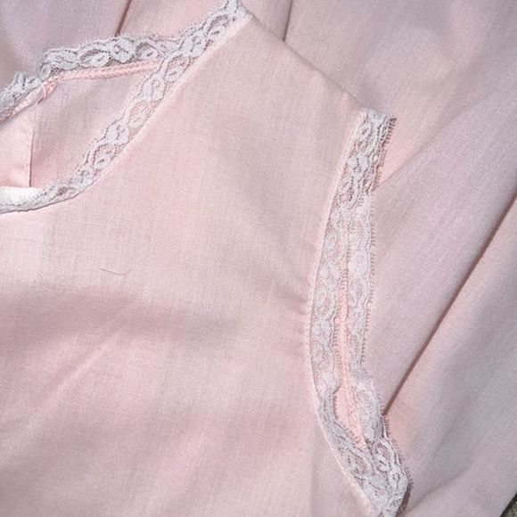 𝅺vintage C I Castro & Co Inc. Girls' Pink Lace Sleeveless Shift Dress Sz 6X‎ - Picture 6 of 9